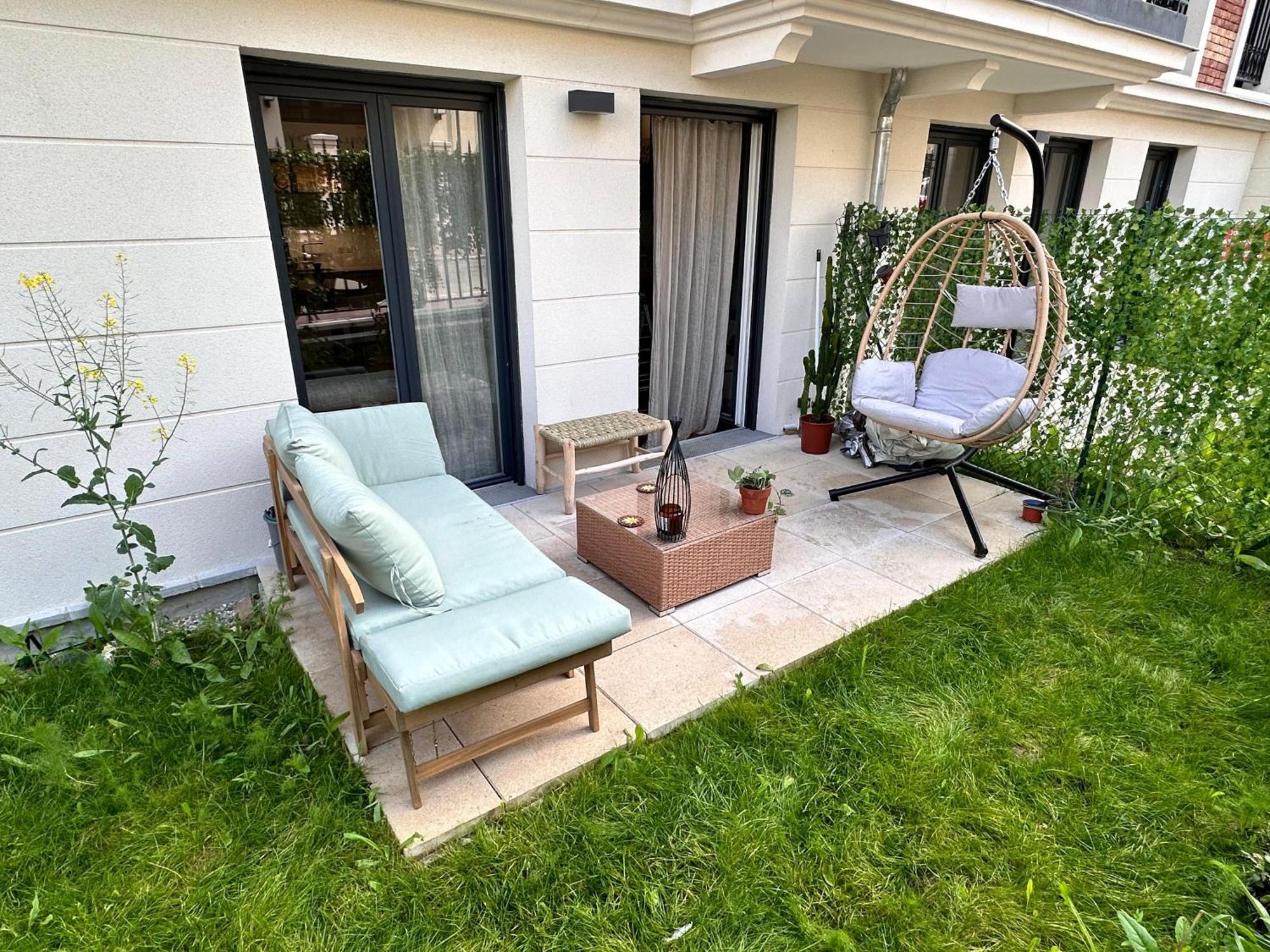Cosy Summer Stay In Boho Style Apartment - 8 Mins From Paris Center - Garden And Underground Parking Кламар Екстер'єр фото
